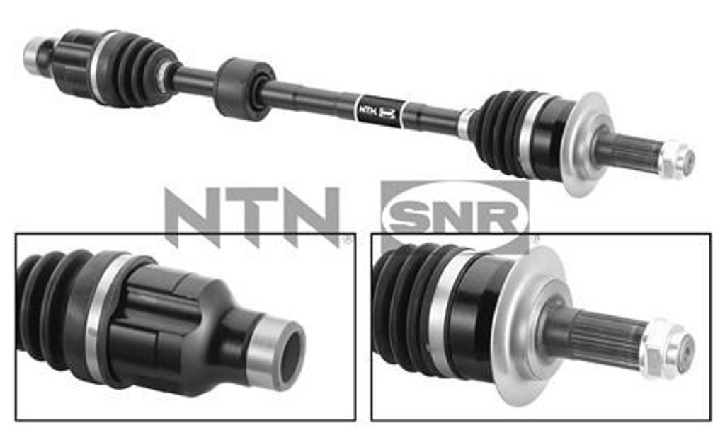 NTN SNR DK77.024 Antriebswelle Vorne Rechts für FIAT Sedici (FY) für SUZUKI SX4 (EY, GY)