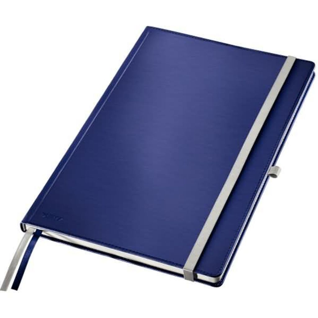 Leitz Notizbuch Style HC A4 liniert, Titan Blau
