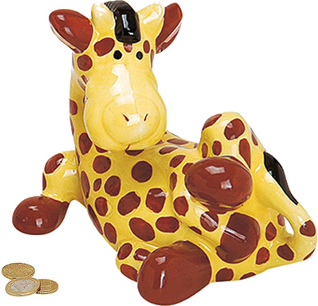 Keramik Spardose Giraffe