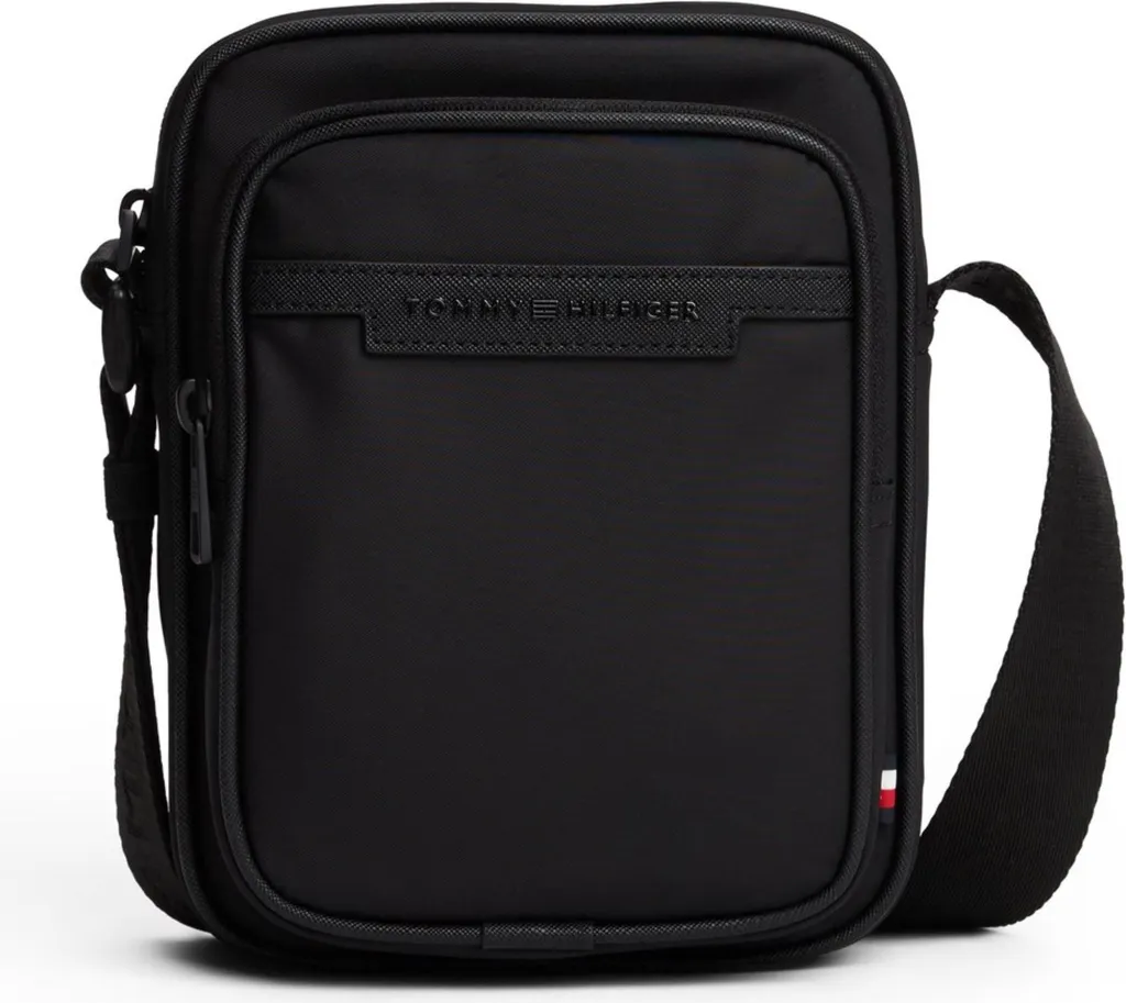 Tommy Hilfiger Th Repreve Mini Reporter Noir - Sacoche Bandoulière Homme