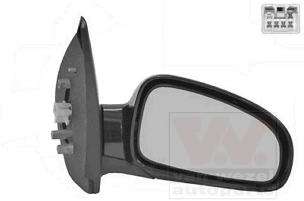 Rétroviseur droit VAN WEZEL 8115808 pour Chevrolet Aveo T250