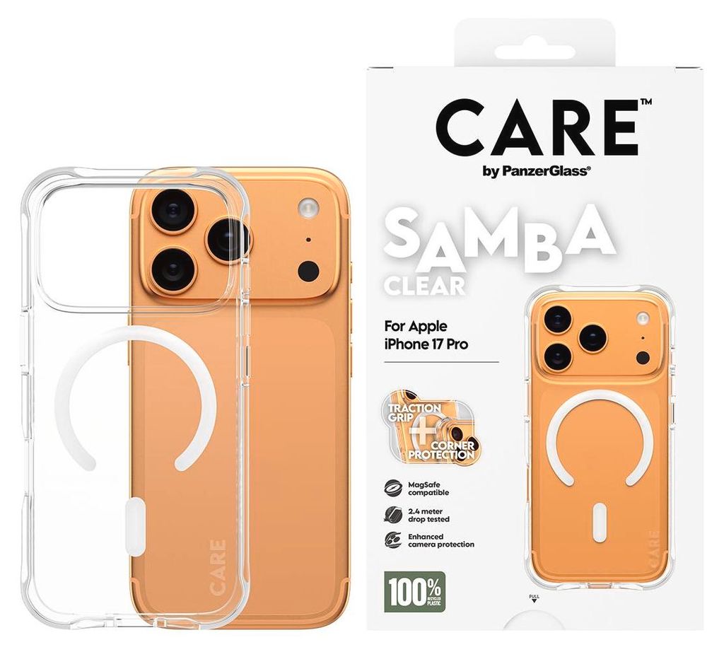 CARE fashionable Samba clear MagSafe iPhone 17 Pro Produktbild 