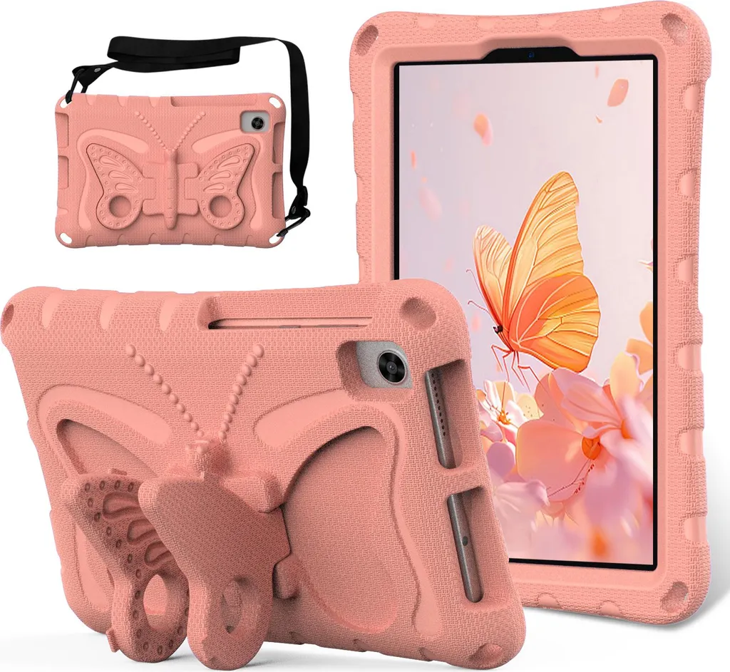 Custodia Lenovo Tab M8 per Nipotini | Rosa EVA Antiurto Sicura