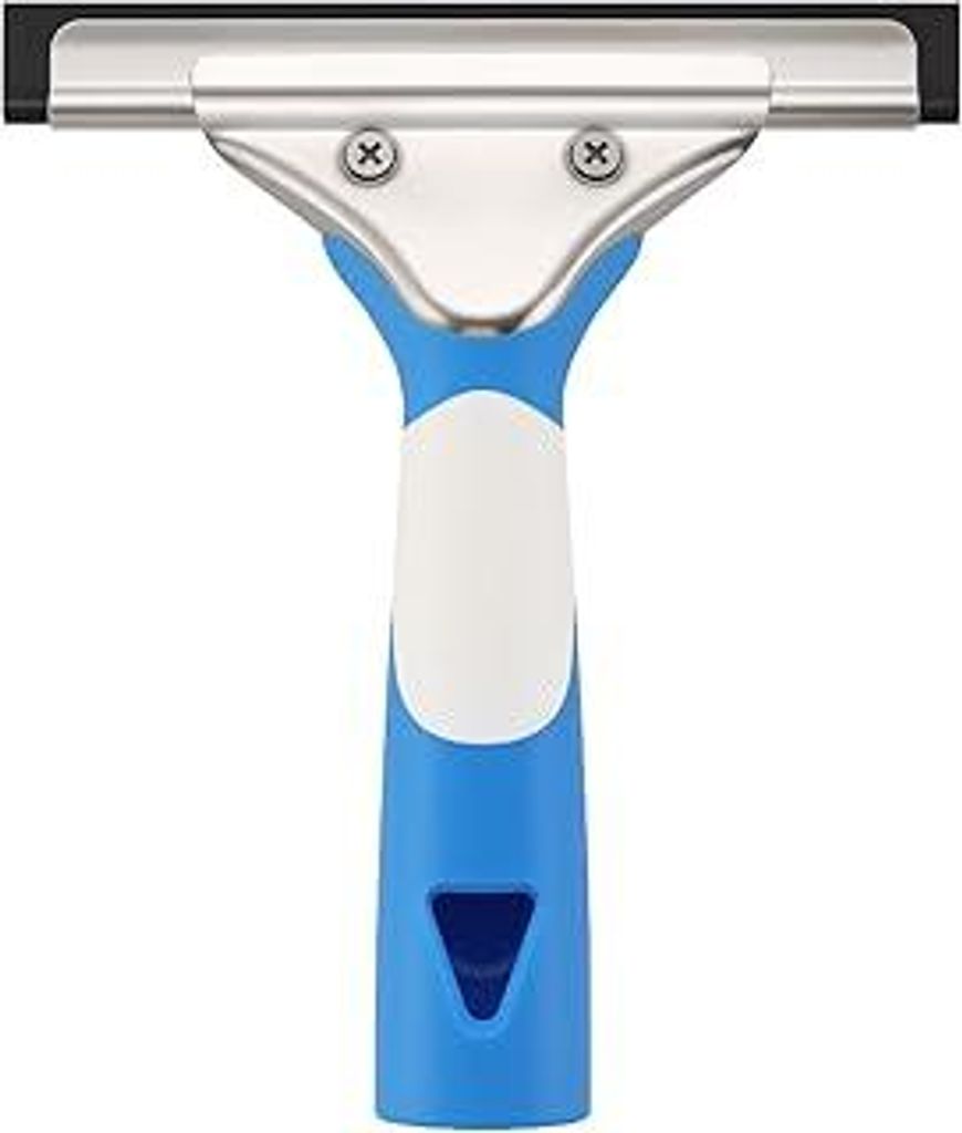 Profi Fensterwischer(15cm), Streifenfreies Abzieher mit Silikonlippe, Fensterputzer mit Wischer, Fensterreiniger mit Abziehlippe, Fensterabzieher f...