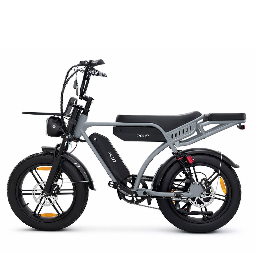E-Bike Cityrad M9 Elektrofahrrad 20‘’ x 4,0‘’ Zoll Damen u. Herren Pedelec 1680Wh 48V Kettenschaltung, Heckmotor, 1680 Wh, Pedelec, E-Mount...