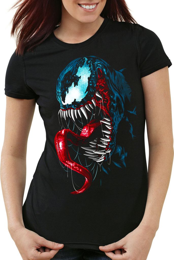style3 Haze Damen T-Shirt eddie brock comic kino, Größe:L