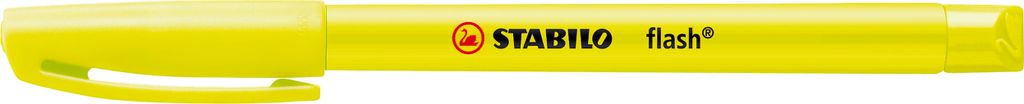 Textmarker - STABILO flash - Einzelstift - gelb