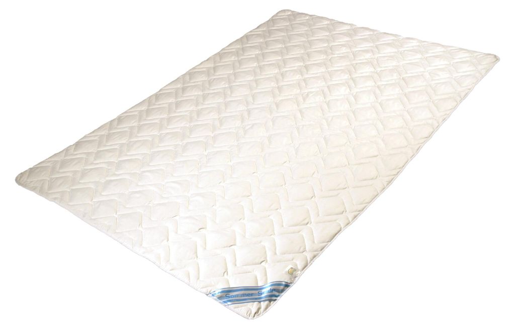 Super softiges Wildseiden Steppbett Sommerdecke 155x220 cm Produktbild 