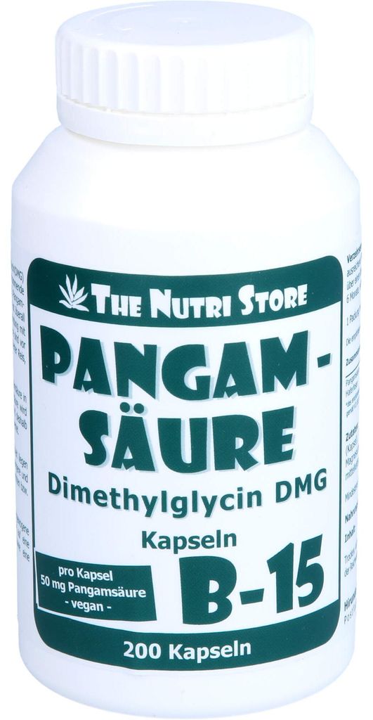 The Nutri Store Pangamsäure B-15 50 mg Kapseln, 200 St. Kapseln