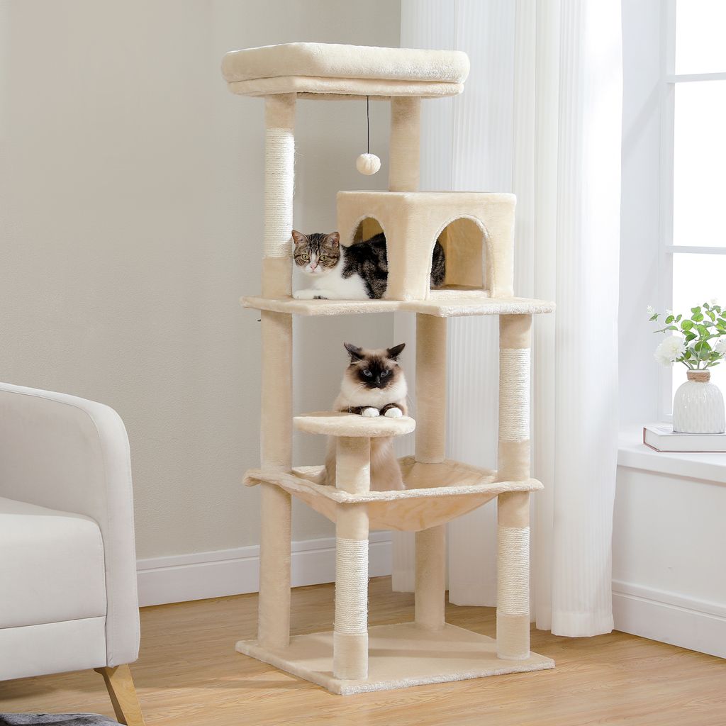 PAWZ Road XL Katzenkratzbaum mit Hängematte, 143 cm