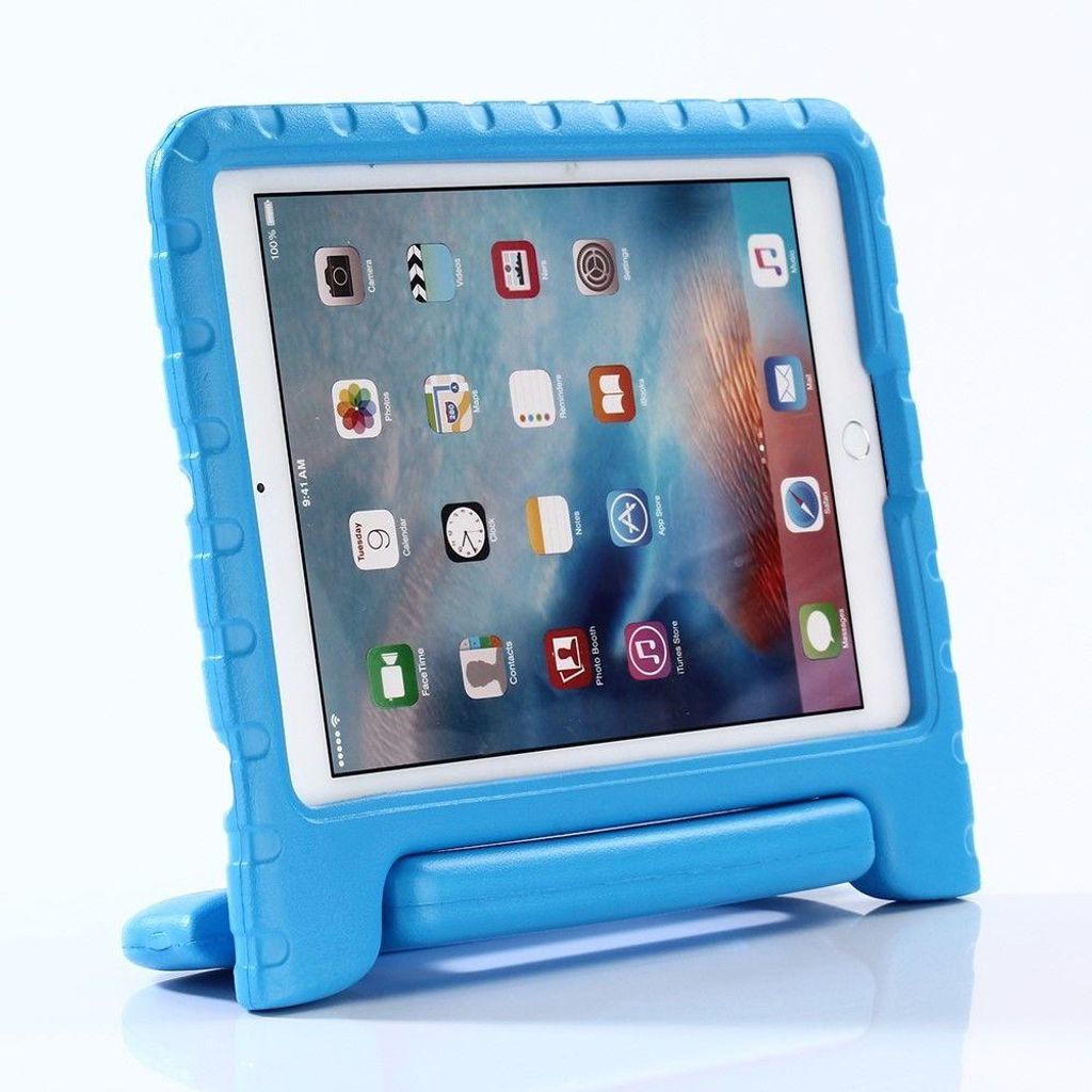 iPad 9.7 (2017/2018) Hülle - Stoßfeste Kinderhülle - Blau Produktbild 