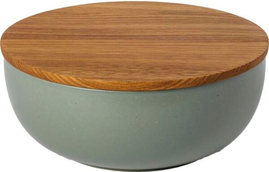 COSTA NOVA Pacifica Schale mit Eichenholzdeckel grün, ø: Produktbild 