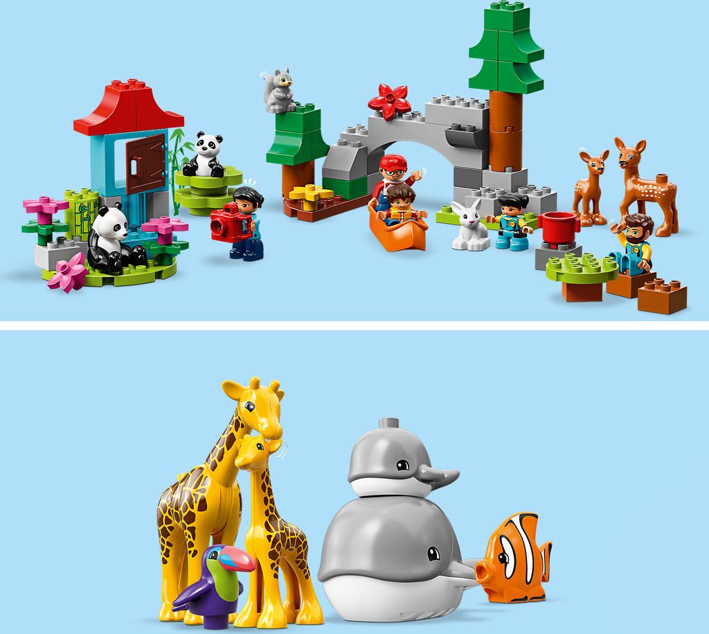 LEGO 10907 DUPLO Tiere der Welt, Tier Spielzeug für Produktbild 3