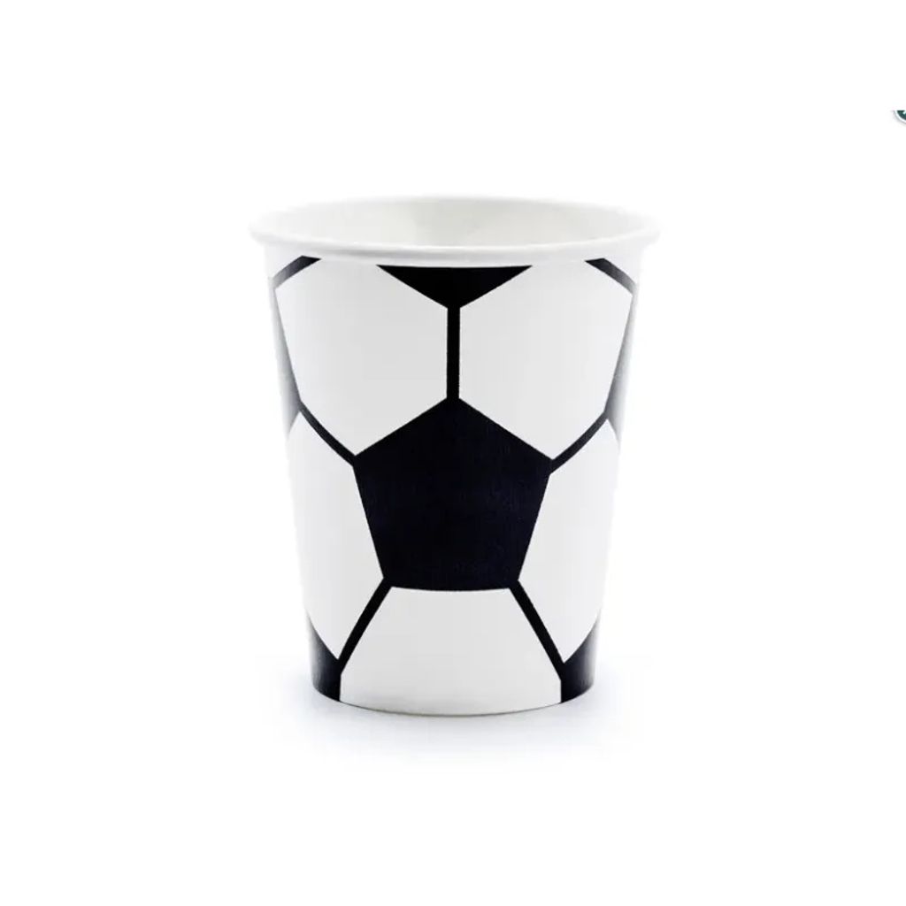 PartyDeco KPP72-EU1, 260 ml, Papája, Čierna, Biela, 80 mm, Obrázok produktu 