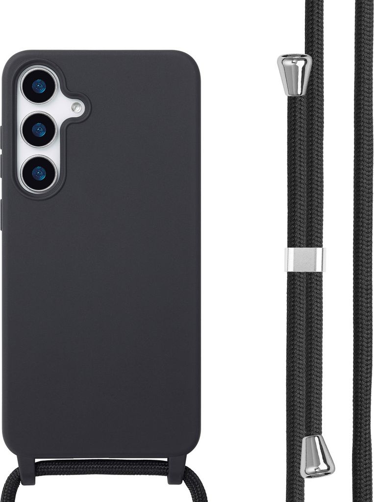 imoshion SilikonHülle mit Band Samsung Galaxy S25 Plus - Schwarz