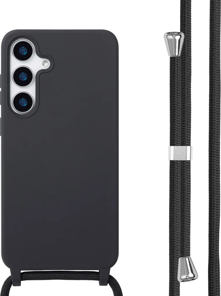 Custodia Samsung S25 Plus imoshion Silicone Nero con Laccio