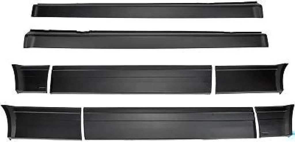 Seuil de porte en plastique noir pour BMW Série 3 Cabriolet E30