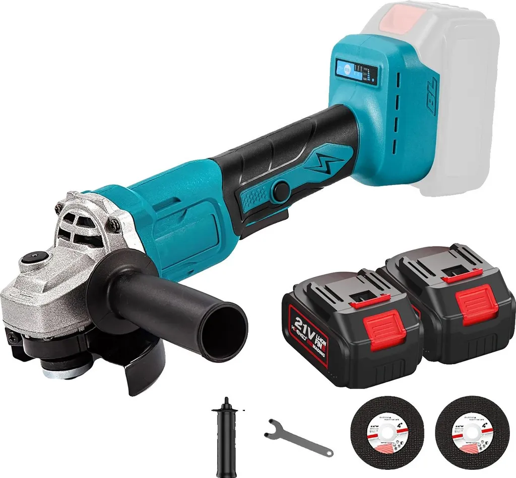 Offerta Smerigliatrice 125mm Batteria 1000W | 2 Batterie Incluse