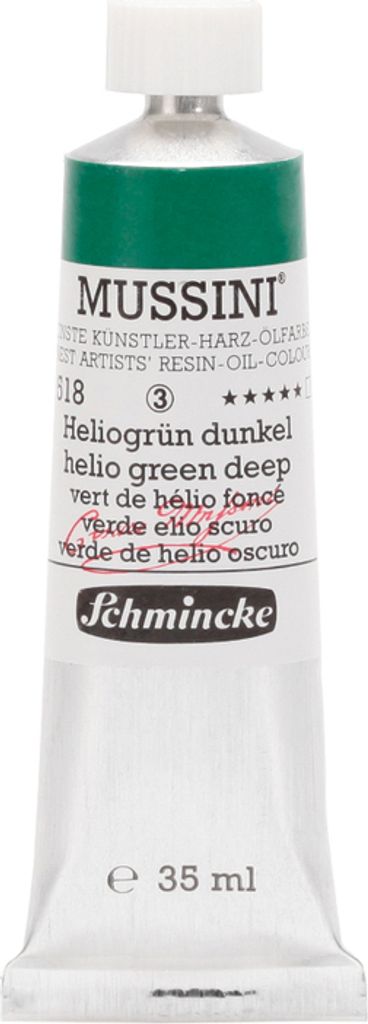 Schmincke 35ml MUSSINI Heliogruen dunkel Öl 10 518 009