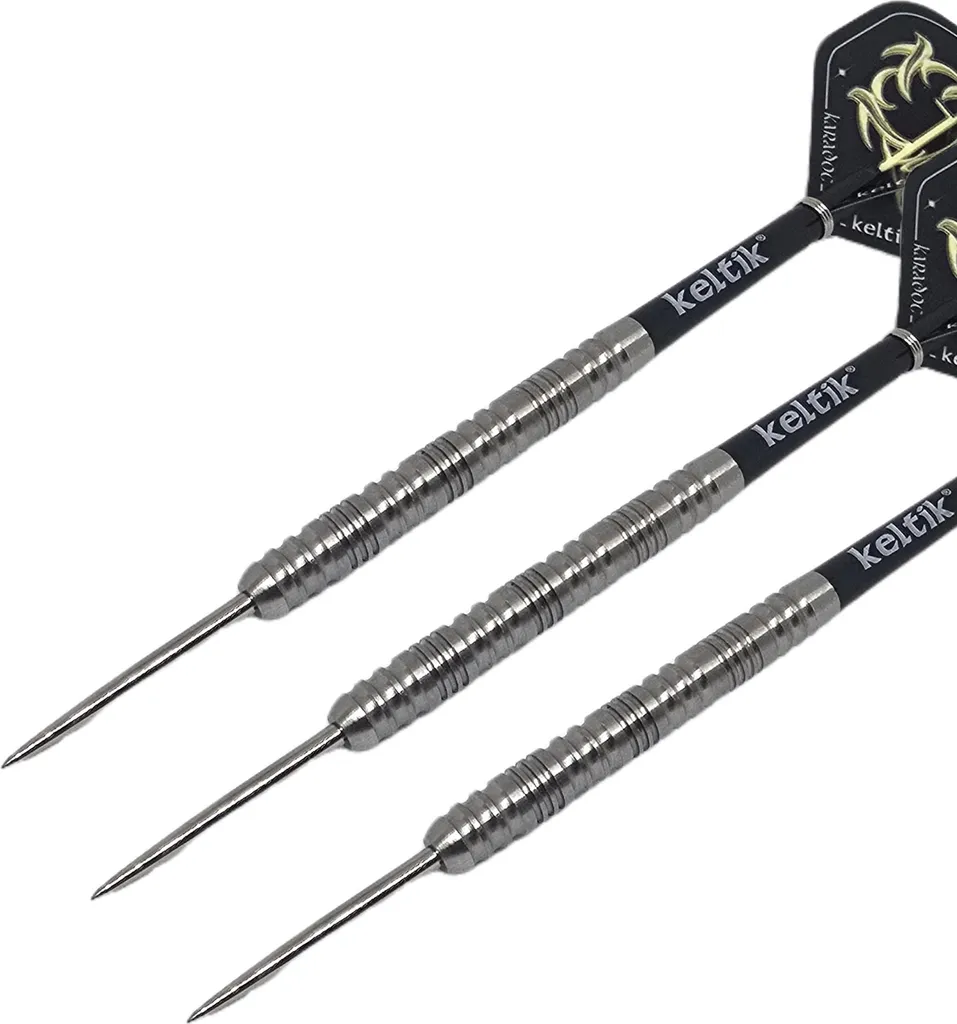 Fléchettes Steeldart Keltik Corvin 22g Silver 90% Tungstène de Précision - 5