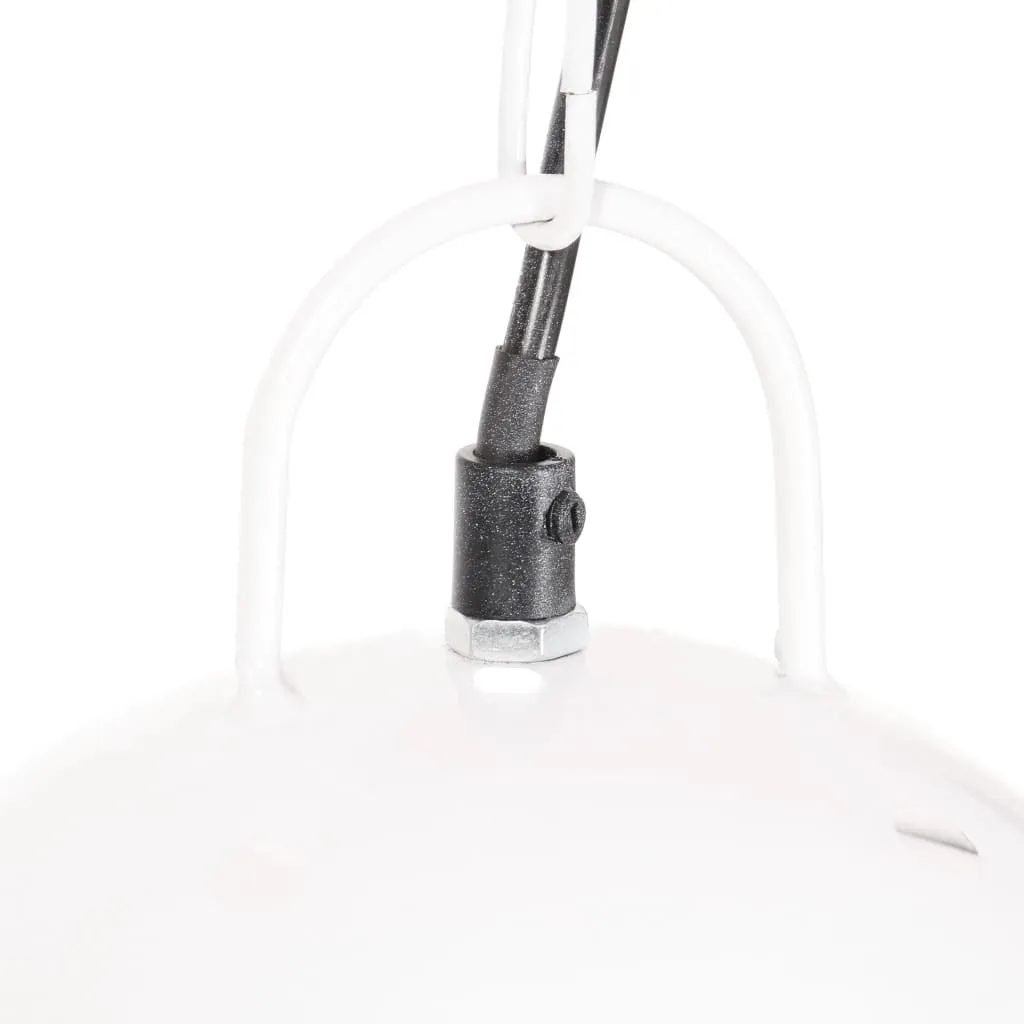 OFFERTA Lampada Industriale vidaXL Bianca 42cm E27 | Prezzo Outlet - 5