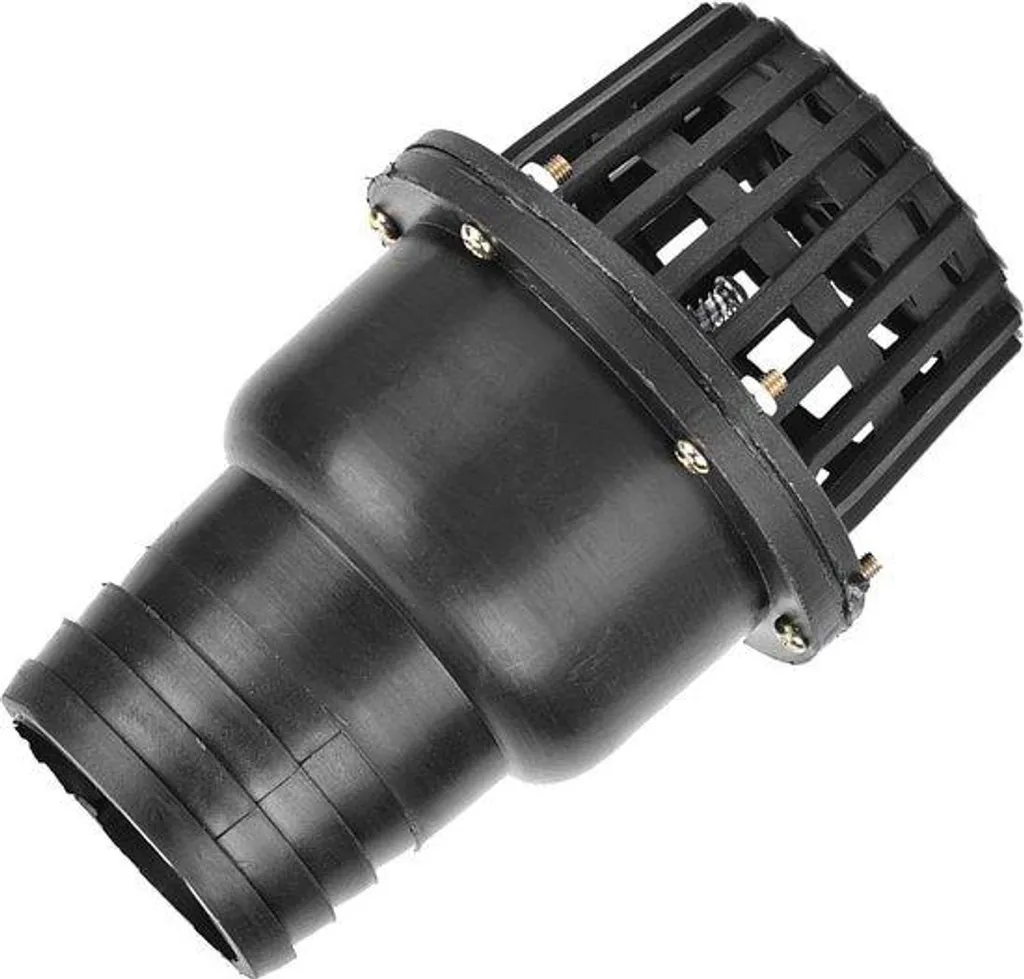 Clapet de rappel plat PVC noir 3 pouces pour installations de fluides