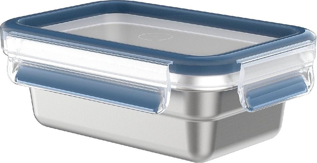 emsa Frischhaltedose CLIP & CLOSE STEEL 0,5 Liter blau