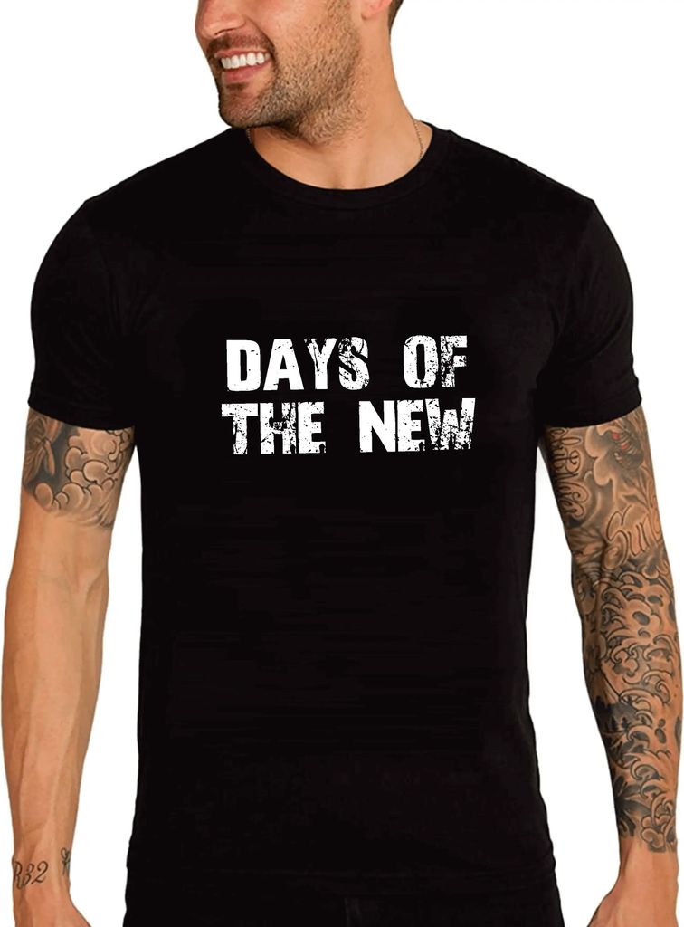 Herren Grafik T-Shirt Tage des neuen – Days Of The New – Öko-Verantwortlich Vintage Jahrgang Kurzarm Lustige Druck Geburtstag Geschenk Mann