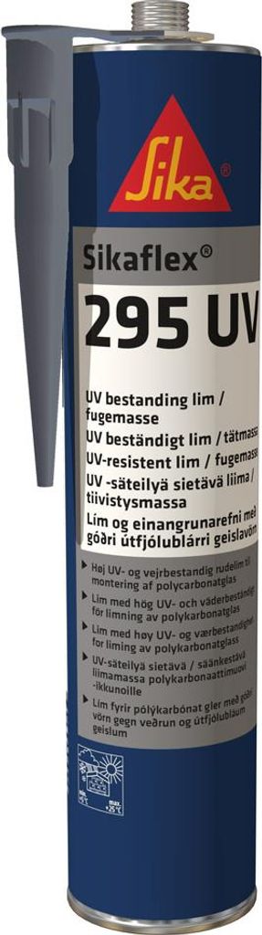 Sikaflex 295 UV schwarz 300ml Kunststoffscheibenklebstoff Produktbild 