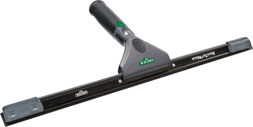 UNGER ErgoTec Ninja Fensterwischer 30ð Breite 45 cm Griff ergonomisch Soft-Gummi