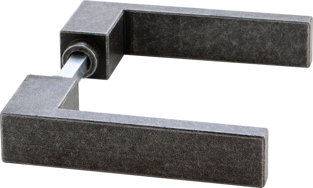 HALCÖ Drückerpaar LECH - Ansatz 18 mm, schwarz lackiert