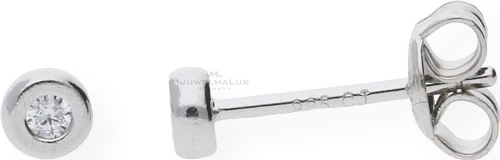 JuwelmaLux Ohrstecker 925 Silber mit Zirkonia JL10-06-0373
