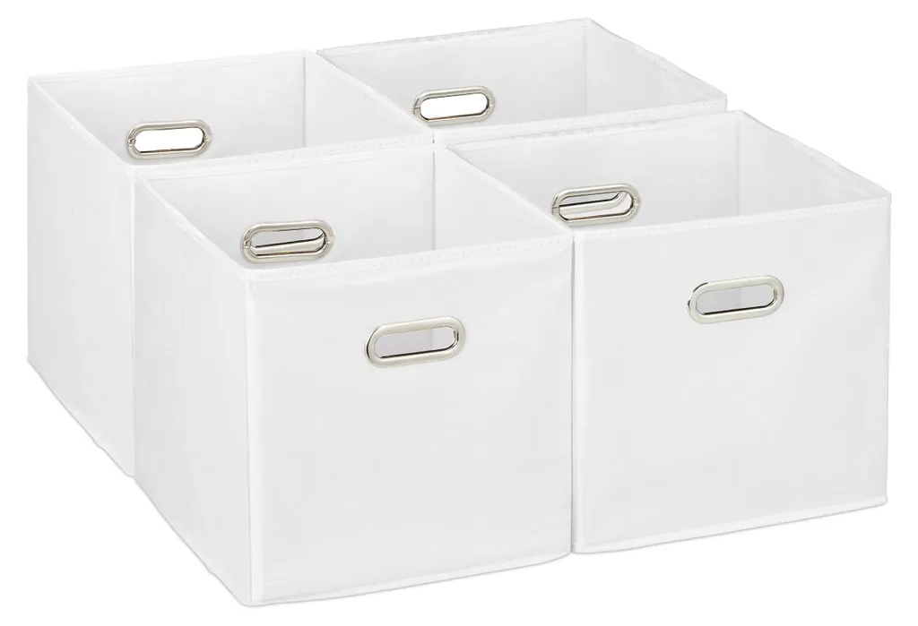 Organiseurs pour chambre d'enfant et bureau, lot de 4 bacs 30 cm
