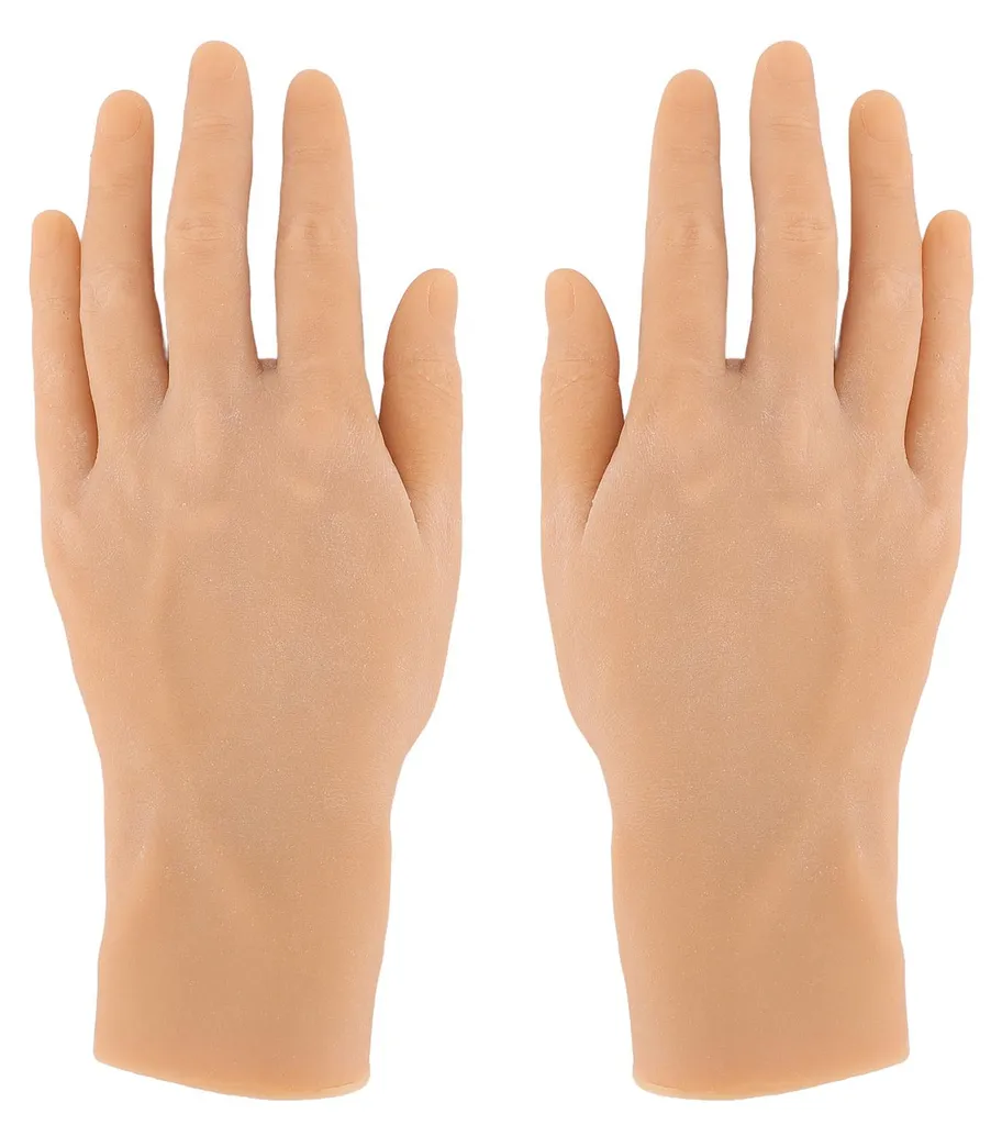Mains de mannequin en silicone pour exercices de peinture et art