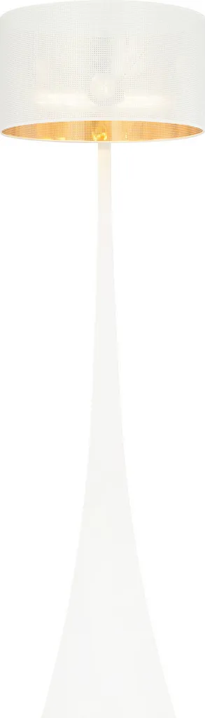 Luminaire de sol blanc et or 60W ESTRELLA LP1 finition haut de gamme