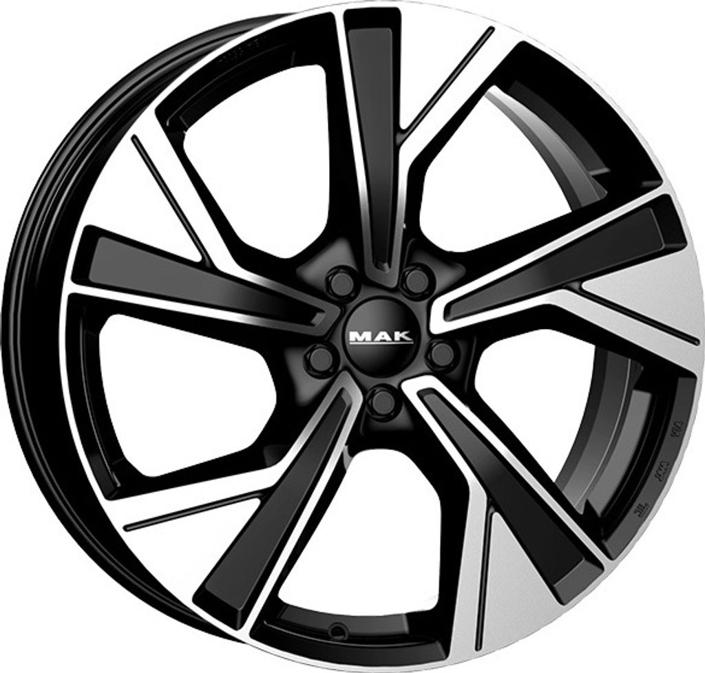 Alufelge Mak Malmoe 8X19 5X108 Et 50 Black Mirror