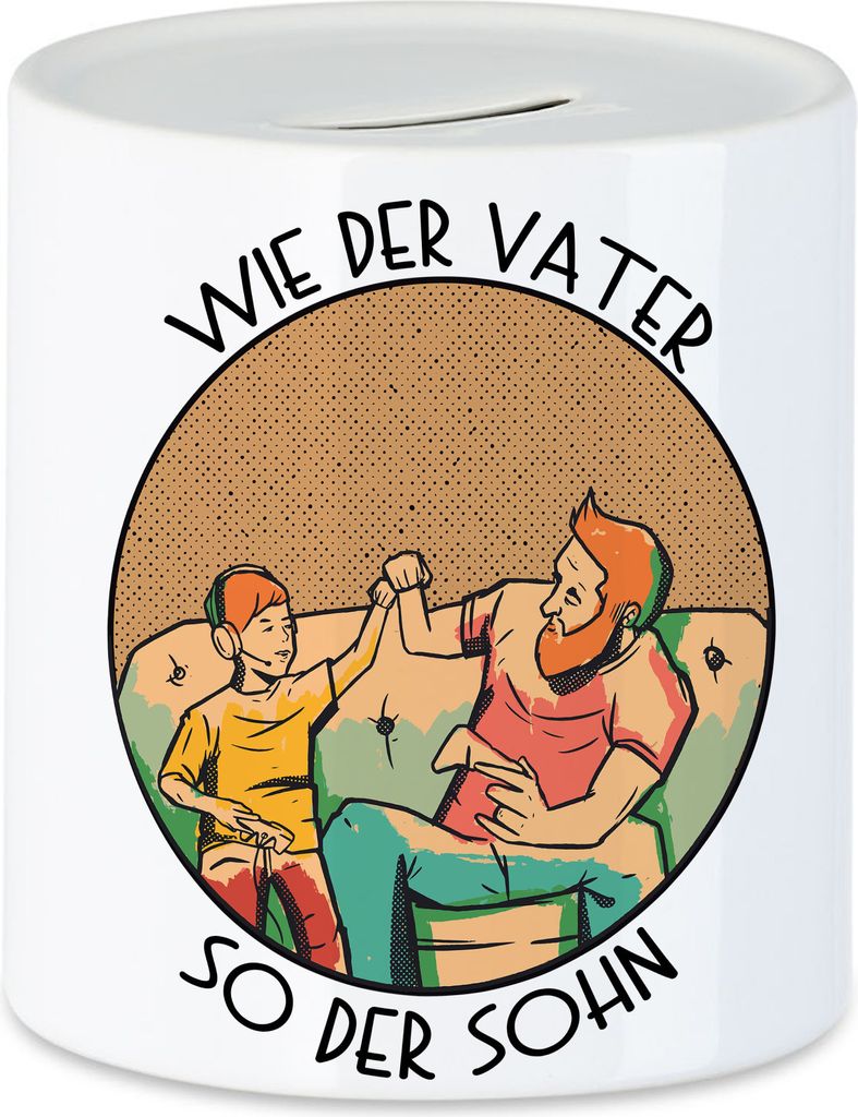 Wie Der Vater So Der Sohn Spardose  Gaming Konsole Produktbild 