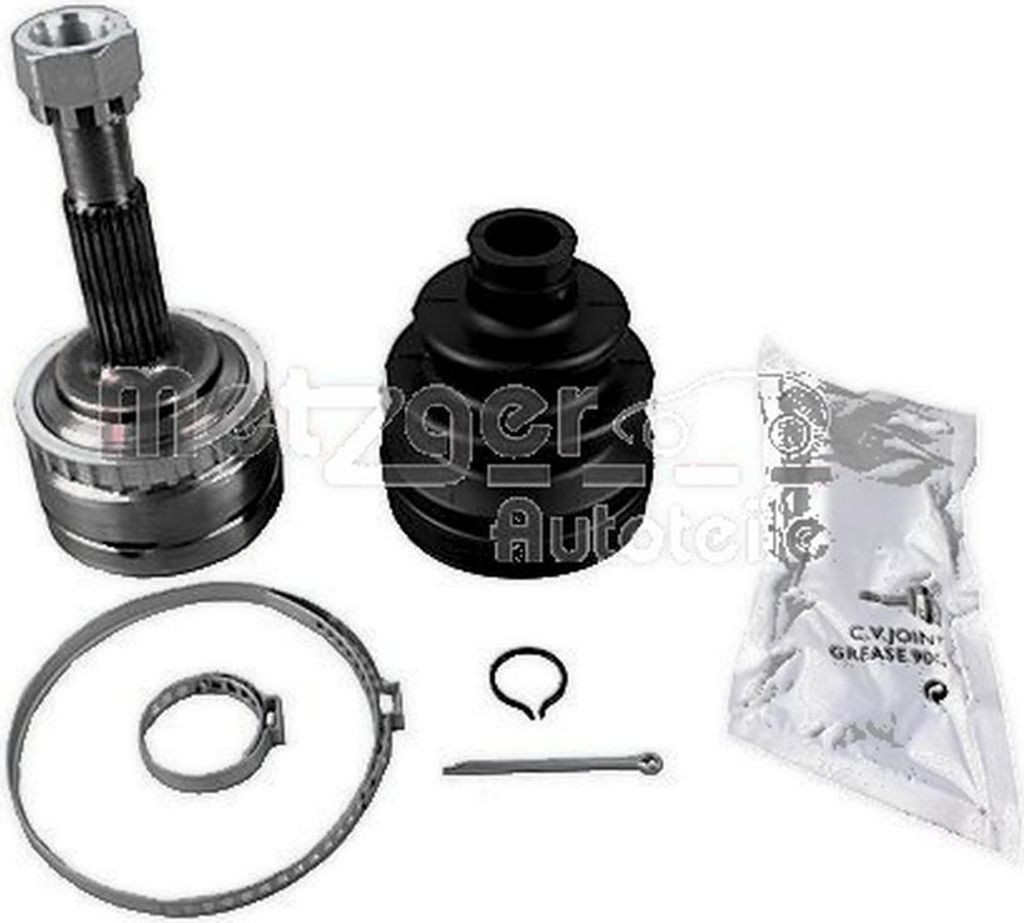 Gelenksatz Antriebswelle radseitig 155 mm Ø 52 mm METZGER für u.a. OPEL COMBO
