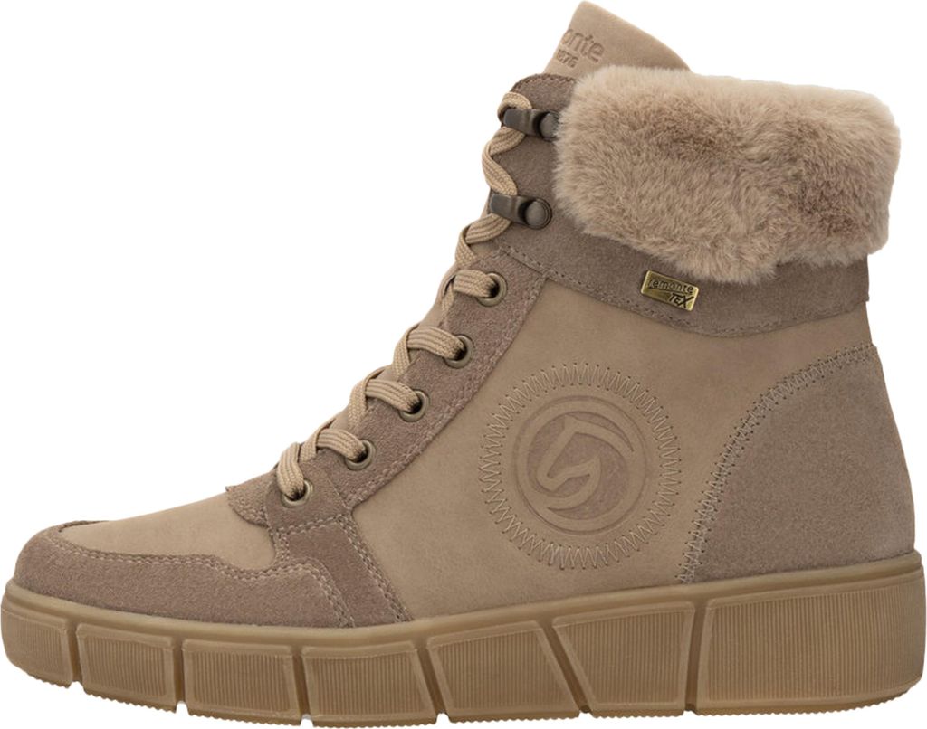 Sneaker Montante aus Leder Samira