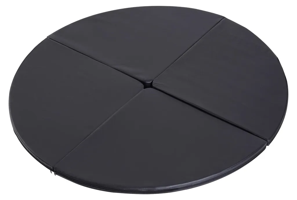 Tapis de protection pole dance pliable 150 cm idéal entraînement noir