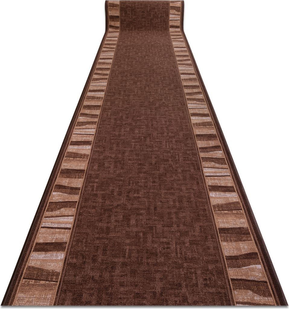 Läufer Antirutsch LINEA braun 100cm braun 100x890 cm
