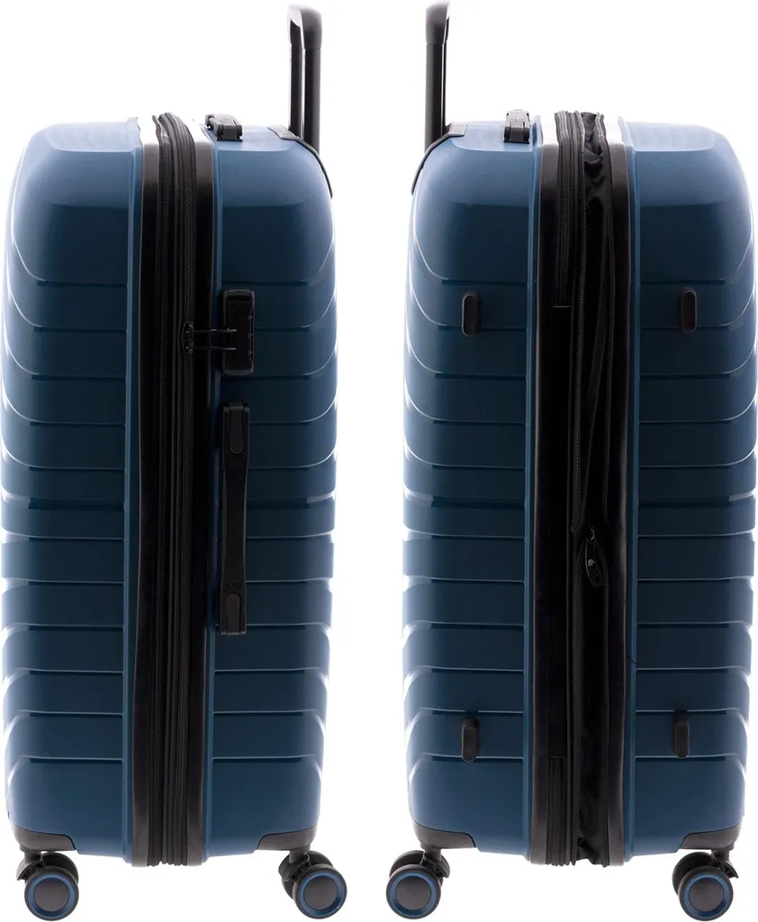 Valise extensible Gladiator 3400 avec 4 roues silencieuses de 76 cm - 2