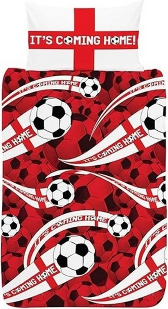 Linge de lit réversible England Football TC868 coton mélangé 135x200cm