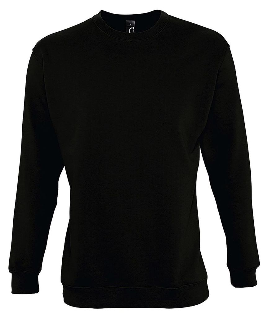 SOLS - "New Supreme" Sweatshirt für Herren/Damen Uni LT2530 (4XL) (Schwarz)