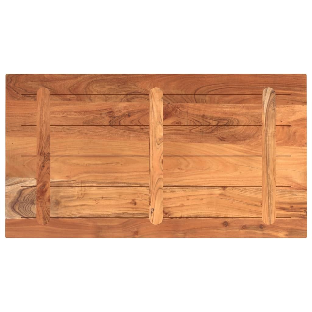 vidaXL Tischplatte 110x50x2,5 cm Rechteckig Massivholz Produktbild 