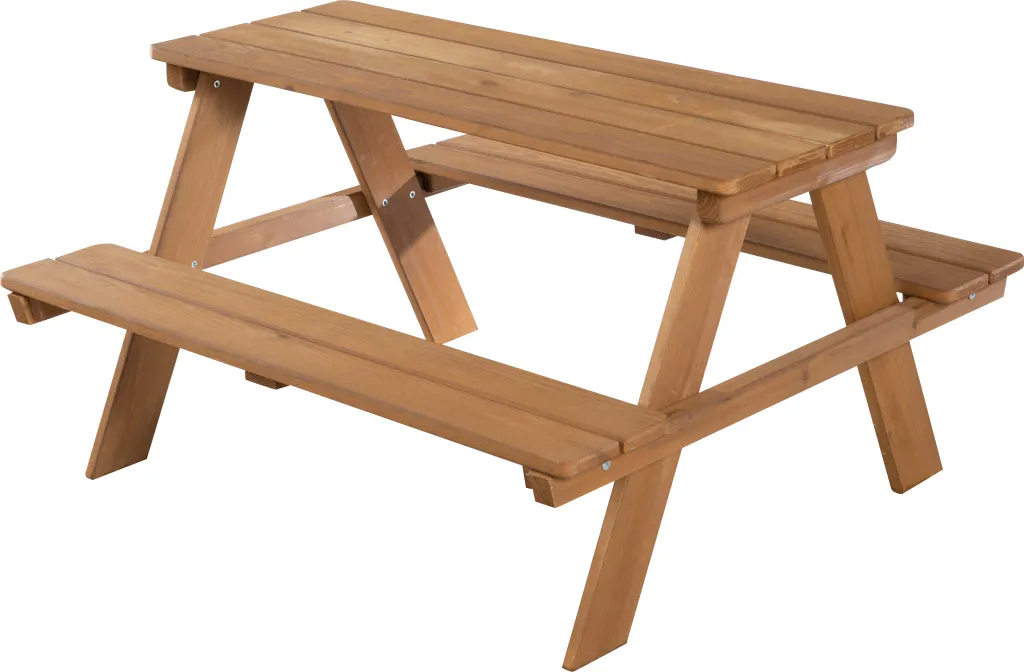 roba Kinder Outdoor Ensemble de Table de Pique-Nique pour 4 Enfants en Teck
