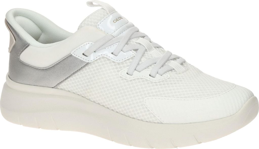 GEOX Plummery, Sneaker in Silber für Damen, Größe 38