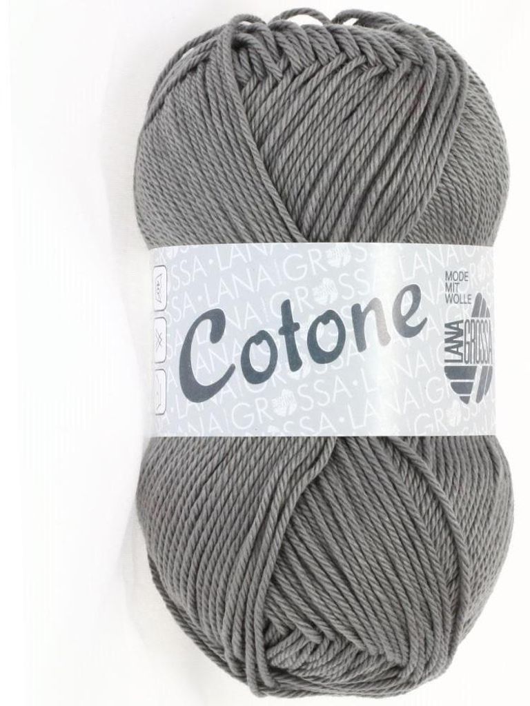 Lana Grossa - Cotone 0019 dunkelgrau Produktbild 
