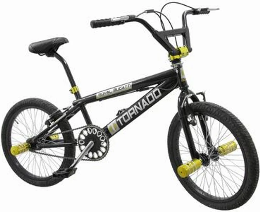BMX Freestyle Royal Bugatti 20 pouces avec cadre robuste or et noir