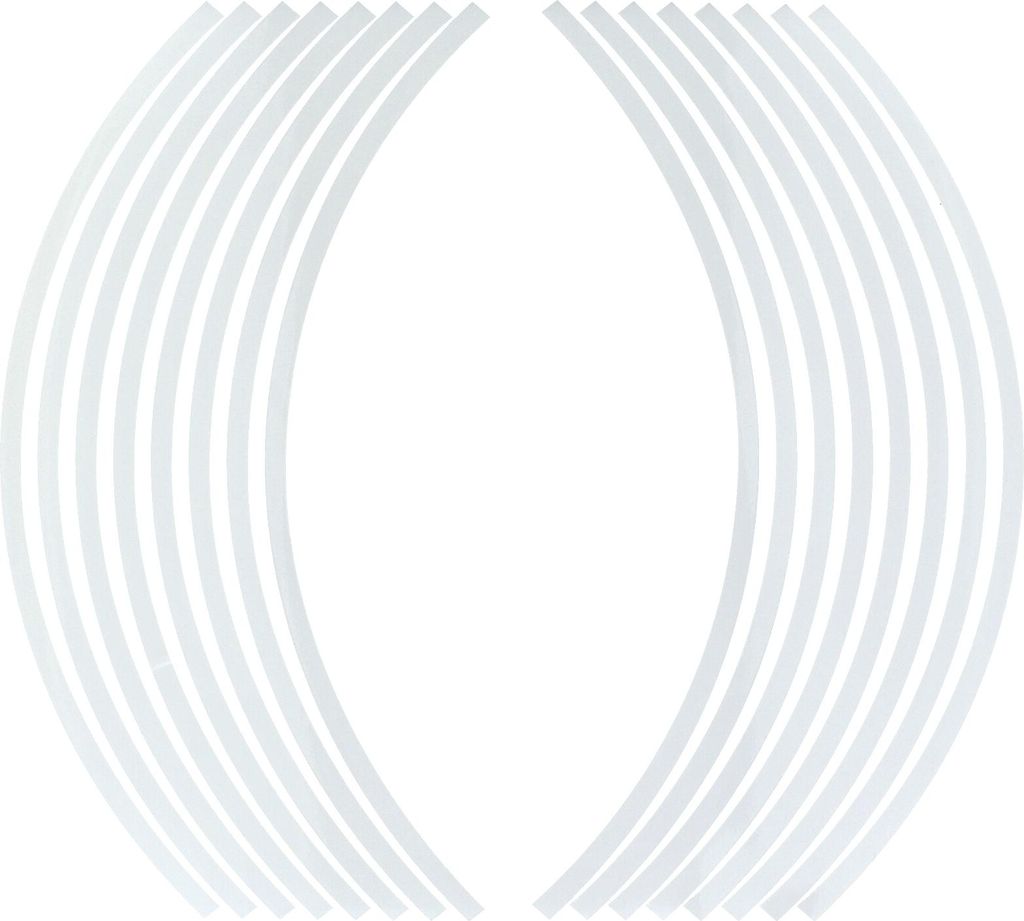 Racing Felgenband Silber , Aufkleber für Felgenflanke